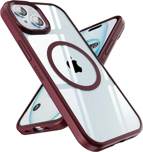 Miniatura 17 de SUCGLES Funda para iPhone 13 Pro Max con MagSafe, imán ultra fuerte N56, protección contra caídas de 12 pies, antiamarilleo, funda magnética