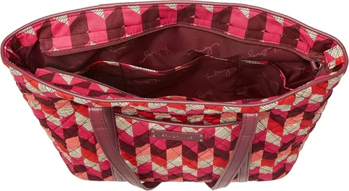 Miniatura 5 de Vera Bradley Bolso tote Vera recortado pequeño de algodón para mujer