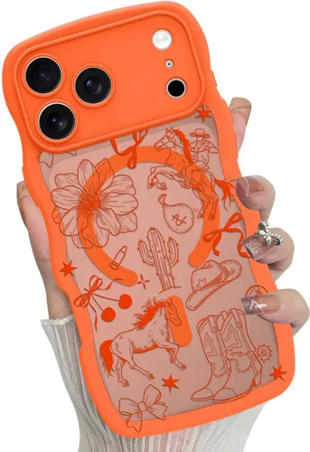 Miniatura 43 de Funda magnética para iPhone 17 Pro [compatible con MagSafe], bonita funda de moda con estampado de leopardo negro, translúcida, mate, parte trasera