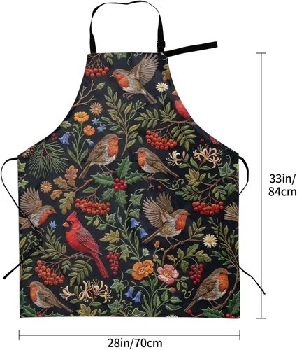 Miniatura 4 de Delantal impermeable de mandalas encantador delantal de cocina delantal ajustable unisex