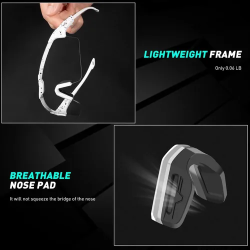 Miniatura 5 de SCVCN Gafas de ciclismo fotocromáticas para hombres y mujeres, UV400, gafas deportivas para jóvenes, a prueba de viento, para béisbol, golf 04