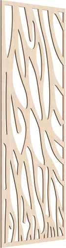Miniatura 133 de 9 3/8"W x 24 3/8"H x 1/4"T Bristol Decorativos Paneles de Pared de Madera Calado, Cereza