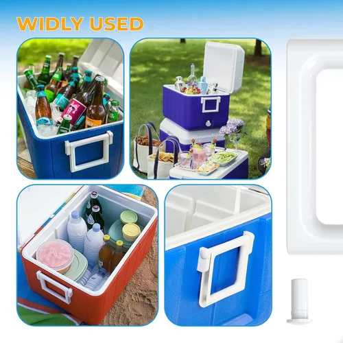 Miniatura 7 de Pokin Piezas de repuesto de mango enfriador para Coleman de 2 vías, mango Xtreme Cooler para accesorios de refrigeración de camping, doble capa