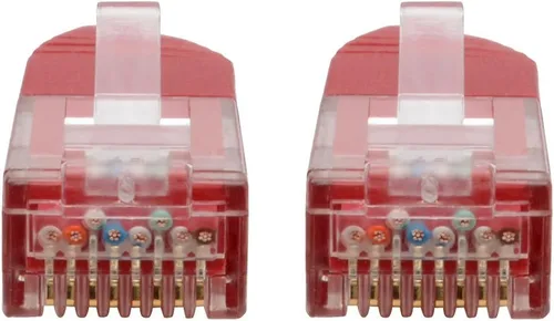 Miniatura 2 de Tripp Lite Cable de conexión moldeado Gigabit Cat6 Cat5e RJ45 M/M 550MHz Rojo