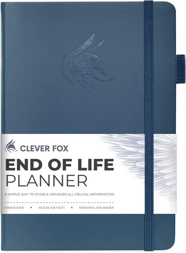 Miniatura 16 de Clever Fox Planificador de fin de vida - Organizador de arreglos finales para beneficiarios, preparación de testamentos, últimos deseos y Negro