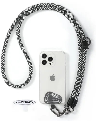 Miniatura 11 de Cordón para teléfono celular ×1, Pestaña de sujeción ×2, Correa de teléfono ajustable universal, Cruzada, Cordón para el cuello, Correa de cuerda