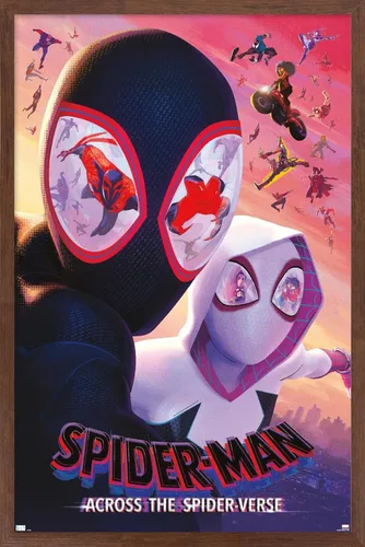 Miniatura 14 de Marvel Spider-Man: Across The Spider-Verse - Póster de pared de una hoja, 34 pulgadas de largo x 22.4 pulgadas de ancho, versión enmarcada en negro