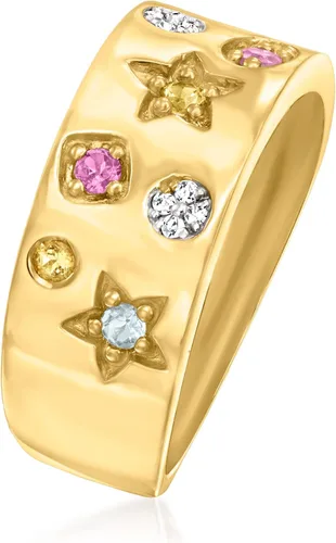 Miniatura 3 de Ross-Simons 022 ct tw Multi-Stone Ring With Diamond Accents in 14kt Yellow Gold