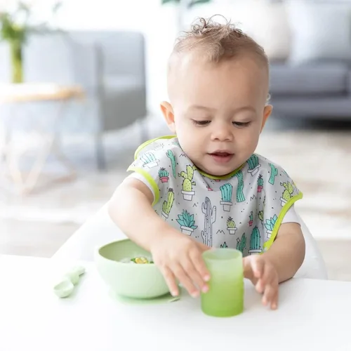 Miniatura 3 de Bumkins Baberos para niña o niño, SuperBib para bebés y niños pequeños de 6 a 24 meses, esenciales imprescindibles para comer, alimentar, A6 No