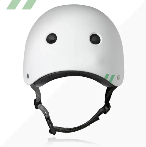 Miniatura 2 de Casco Multideporte Triple Certificado 80Six - Ideal para Bicicleta, Monopatín, Patineta, Patines en Línea y Patinaje en Línea Blanco mate