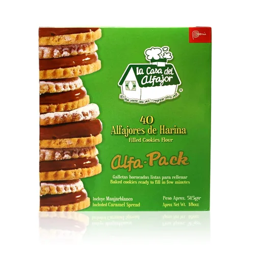 Miniatura 6 de Alfajores Peruanos de Harina La Casa del Alfajor 2 cajas de 40 cada una