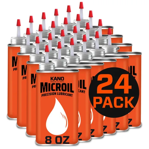 Miniatura 10 de Kroil Microil Lubricante de precisión – Aceite de goteo de baja viscosidad – Lubricante antioxidante para relojes, micrómetros y pequeños mecanismos