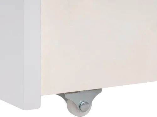 Miniatura 5 de Flieks Sofá cama de madera de tamaño individual, sofá cama multifuncional de madera maciza con soporte de 10 listones de madera (espresso)