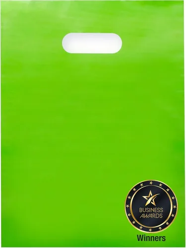 Miniatura 19 de Choice Marts - 100 bolsas de 1.5 mil de grosor, 9 x 12 pulgadas, bolsas de agradecimiento con asas extra brillantes, perfectas para mercancía