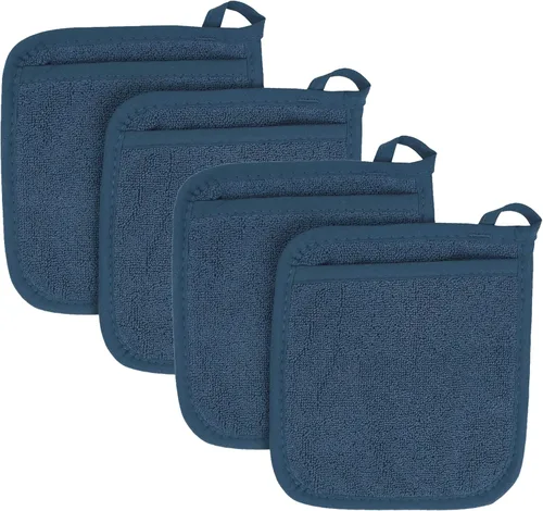 Miniatura 32 de RITZ Guante de bolsillo de rizo y almohadilla caliente: resistente al calor inigualable, 100% algodón duradero, diseño ergonómico para un agarre