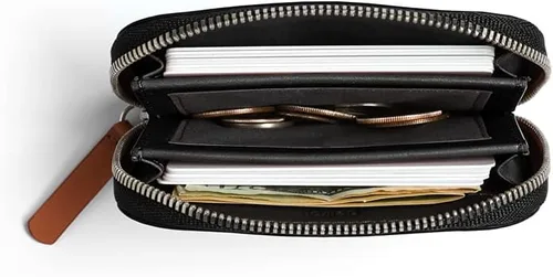 Miniatura 2 de Bellroy Folio Mini - (calma, moneda), Negro -, Cartera RFID
