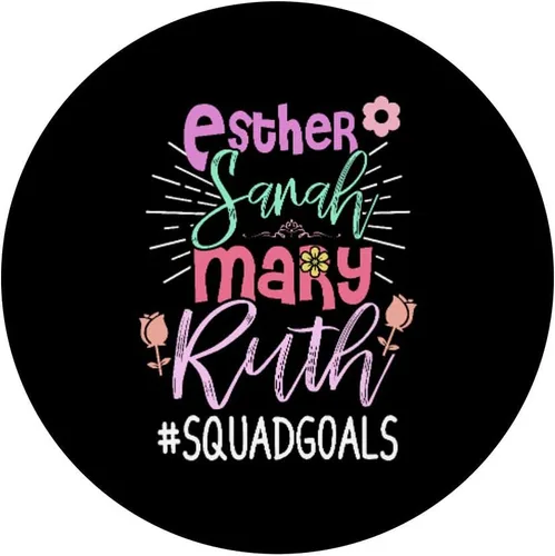 Miniatura 3 de Christian Bible Gift Esther Sarah Mary Ruth # Squadgoal Squad PopSockets Grip and Stand for Phones and Tablets