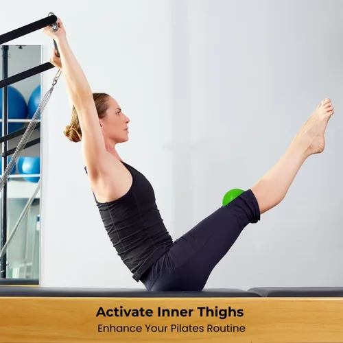 Miniatura 7 de Mini bola de Pilates de 4" (10cm) para AeroPilates, Yoga, Fitness, Fuerza, Pilates