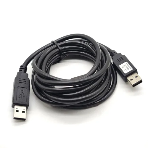 Miniatura 4 de USB 2.0 macho a USB 2.0 macho con chipset FT232R cable de módem nulo para PC a PC de transferencia de datos de comunicación 8.2 ft