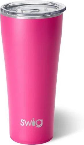 Miniatura 9 de Swig Life - Vaso aislante de 22 onzas, vaso de viaje para café con tapa, taza de viaje para café apta para portavasos, acero inoxidable (Aqua)