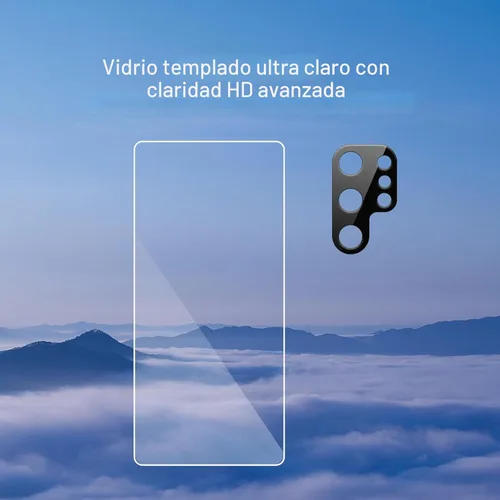Miniatura 4 de Ailun Protector de Pantalla de Vidrio para Galaxy S25 Ultra [6.9 Pulgadas] 3Pack + 3Pack Lente de Cámara de Vidrio Templado Desbloqueo por Huella