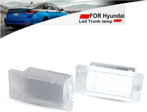 Miniatura 3 de Repuesto de luz LED para compartimento de equipaje para Hyundai Sonata Elantra Kia Forte Optima K5 6000K 18-SMD blanco maletero interior bombilla OEM