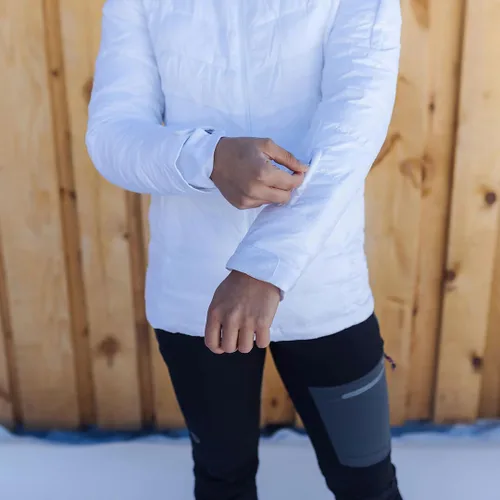 Miniatura 10 de Apricoat EcoDown Jacket - Chaqueta acolchada con capucha ligera y resistente al agua - Abrigo de invierno resistente al viento con aislamiento