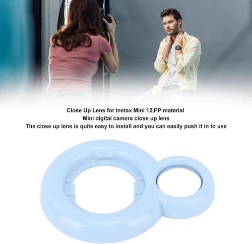 Miniatura 4 de Lente de primer plano para minicámara, espejo selfie transparente colorido para cámara instantánea, ligero espejo autorretrato de primer plano