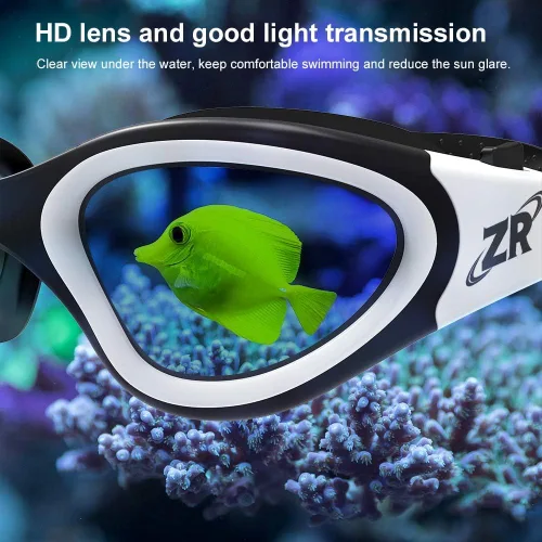 Miniatura 9 de ZIONOR G1 - Gafas de natación polarizadas unisex para mujeres adultas, antiniebla, 100% anti UV, gafas de buceo A2 (polarizado + espejo plateado)