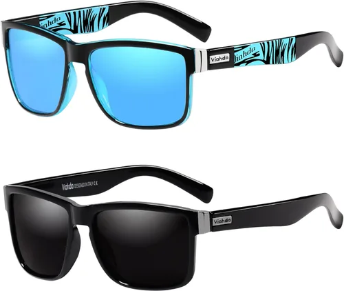 Miniatura 12 de Gafas de sol deportivas polarizadas para hombre Ciclismo Correr Pesca Golf Moda Gafas de sol Mujeres HD6009 C11 Azul Naranja Montura Azul Espejo