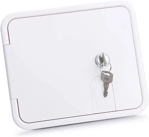 Miniatura 9 de LCGP Puerta de Acceso para RV Cable Eléctrico Cable de Alimentación para Remolque Escotilla de Cable Puerta de Almacenamiento de Manguera para Negro