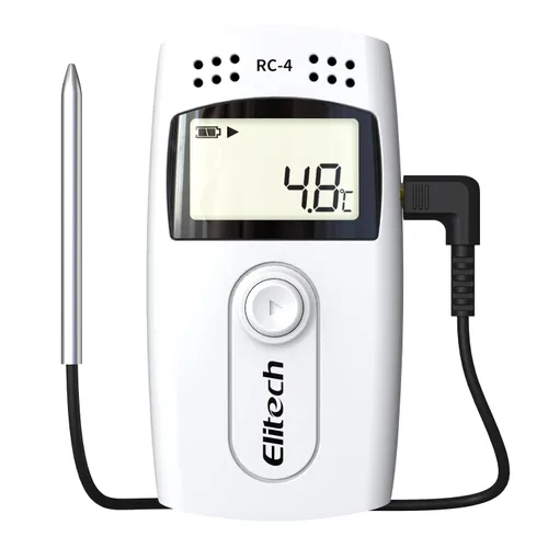 Miniatura 12 de Elitech RC4– Grabadora registradora de datos de temperatura con sensor externo de temperatura RC-4 64000Puntos