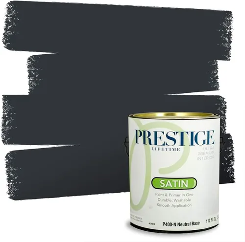 Miniatura 205 de Prestige Paints - 2 en 1, pintura base y pintura de exterior, P500-N-SW7020 SW6991-PCM