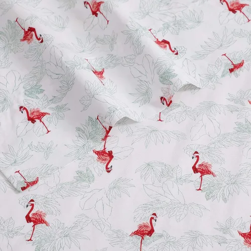 Miniatura 204 de Tommy Bahama - Juego de sábanas tamaño King, ropa de cama de percal 100% algodón con una sensación crujiente y fresca, sábanas con sábana bajera