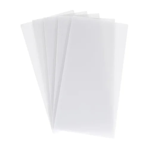 Miniatura 20 de uxcell Hojas de plástico corrugado, letreros negros en blanco de 0.118 pulgadas para patio, 8 x 12 pulgadas, tablero impermeable en blanco, 5 piezas