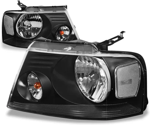 Miniatura 9 de Auto Dynasty Conjunto de faros delanteros compatible con Ford Bronco F-150 F-250 F-350 1987-1991, reemplazo de faros halógenos del lado