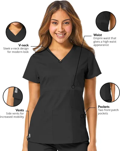 Miniatura 5 de Maevn Top cruzado con panel de malla EON para mujer