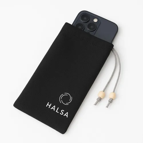Miniatura 10 de Halsa Funda protectora EMF Shield para teléfono celular - Funda anti-EMP con bloqueo de señal - Estuche de protección para smartphone contra Gris