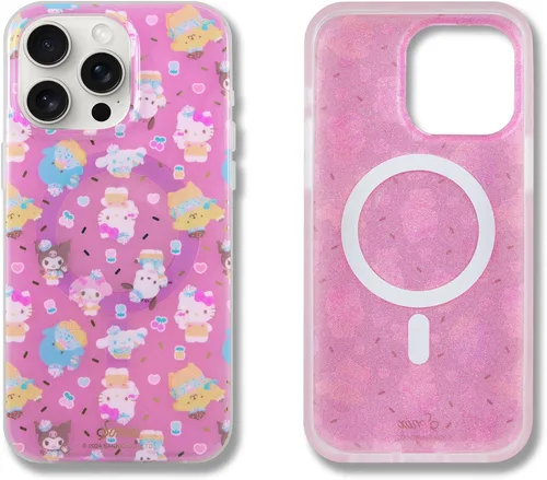 Miniatura 25 de Sonix x Sanrio - Funda para iPhone 15 Pro, compatible con MagSafe, probada en caídas de 10 pies, adivinador Kuromi