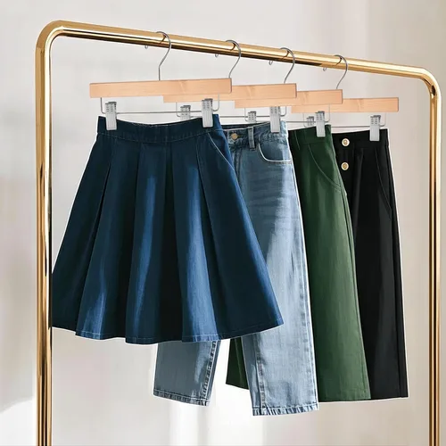Miniatura 6 de Quality Hangers Perchas de madera para pantalones, paquete de 20 ganchos giratorios para ropa, falda de madera de loto, pantalones, pantalones