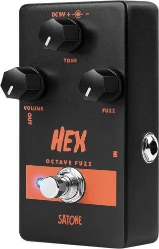 Miniatura 8 de Satone Pedal de guitarra retardada, Spritwalker Pedal de efecto de guitarra eléctrica Delay DC 9V Mini Pedal de retardo analógico True Bypass