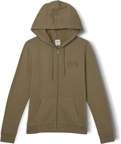 Miniatura 4 de Victoria's Secret Sudadera con capucha de forro polar rosa con cremallera para mujer (XS-XXL)