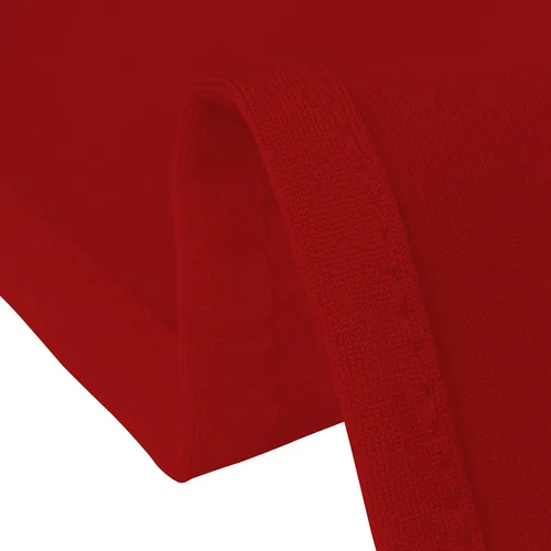 Miniatura 2 de LinenMantel rectangular elástico, 6 pies, color rojo