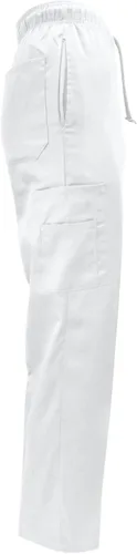 Miniatura 3 de Natural Uniforms Pantalones cargo de chef clásicos de 6 bolsillos con paquete múltiple disponibles
