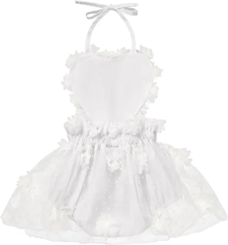 Miniatura 97 de Traje de bebé niña primer cumpleaños traje de encaje tul mameluco princesa tutú vestido de un año cumpleaños pastel Smash fotografía ropa