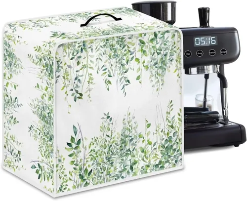 Miniatura 51 de DISNIMO Cubierta antipolvo para cafetera de mariposa azul, fundas para máquina de hacer café de cocina con mango superior, cubierta
