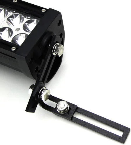 Miniatura 9 de iJDMTOY Compatible con la mayoría de barras de luz LED de 20, 25, 30, 40 pulgadas o luces LED de cápsula, soporte universal para área de parachoques