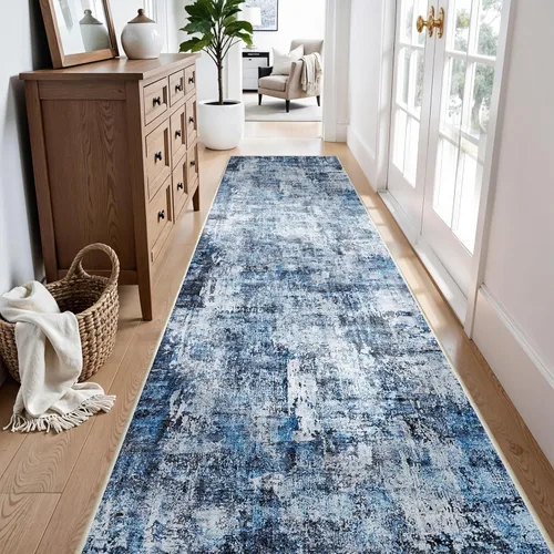 Miniatura 104 de Alfombra antideslizante lavable de 2 x 3 pies - Alfombra suave de pelo bajo para cocina, entrada y dormitorio - Tapete moderno para puerta