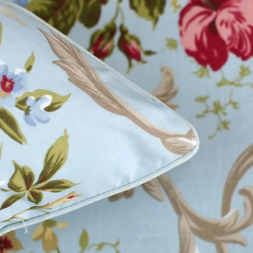 Miniatura 3 de FADFAY Fundas de almohada de 20 x 30 pulgadas, fundas de almohada de lujo con diseño floral de peonía, 100% algodón egipcio, 2 piezas