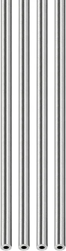 Miniatura 29 de DTGN Tubo de acero inoxidable 304 de 0.276 in x 0.008 in x 9.843 in (ODxWall TxL) - Paquete de 4 - Bueno para equipos de maquinaria - Tubos de metal